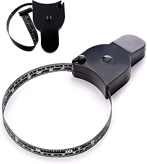 2 Pack Body Measuring Tape Retractable Tape Measure 60 Inches Dual Sided Soft Measuring Tape, Body Measuring Tape Ruler for Body Measurement, Weight Loss, Measure Chest and Waist Circumference