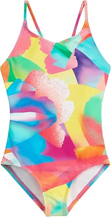 Kanu Surf Girls Hurricane Beach Sport UPF 50 One Piece Swimsuit