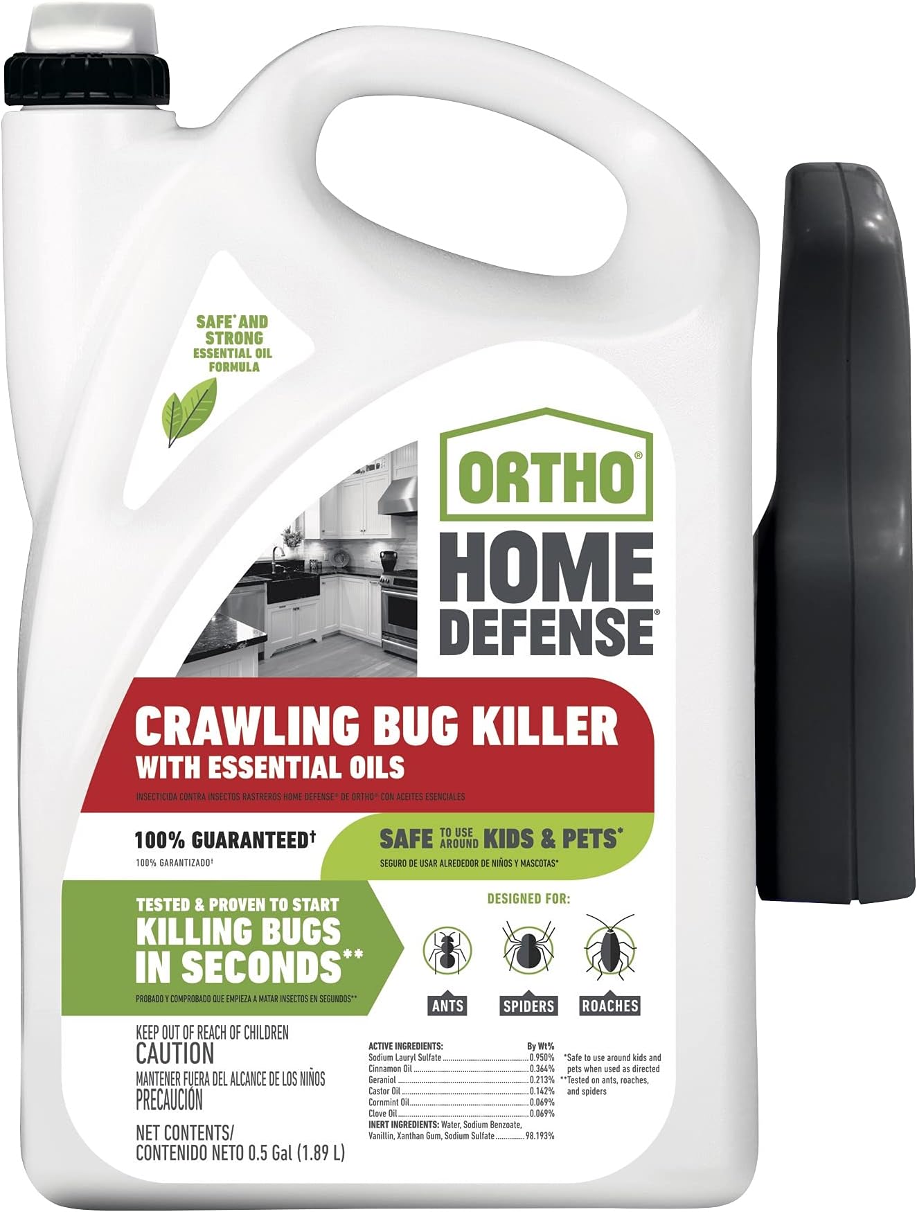 Ortho Home Defense Crawling Bug Killer with Essential Oils .5 gal.