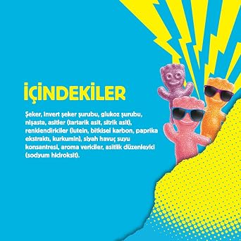 Jelibon Sour Patch Kids Tropikal Meyve Aromalı Şekerleme 80g