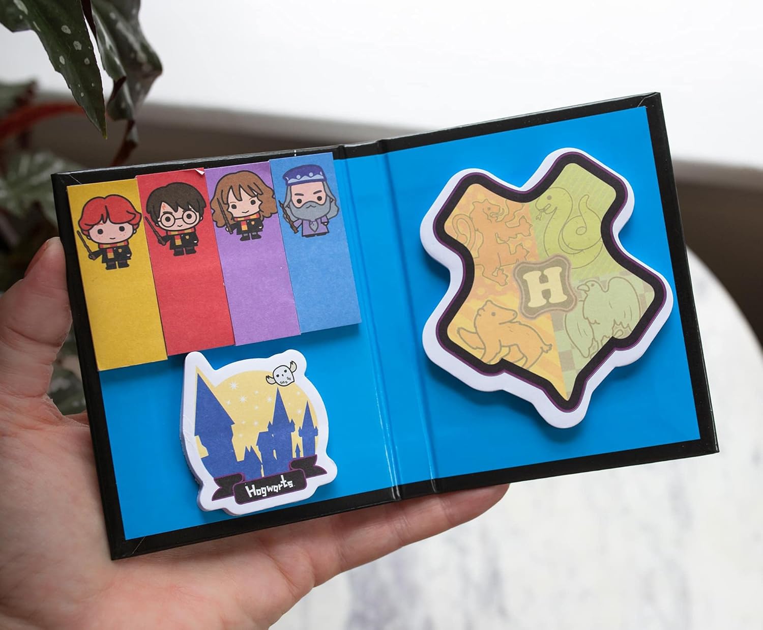 Harry Potter Chibi Characters Sticky Note and Sticky Tab Box Set | Work Memo Notepad Stationery Paper, Home School Supplies for College Business | Wizarding World Gifts and Collectibles - Image 3