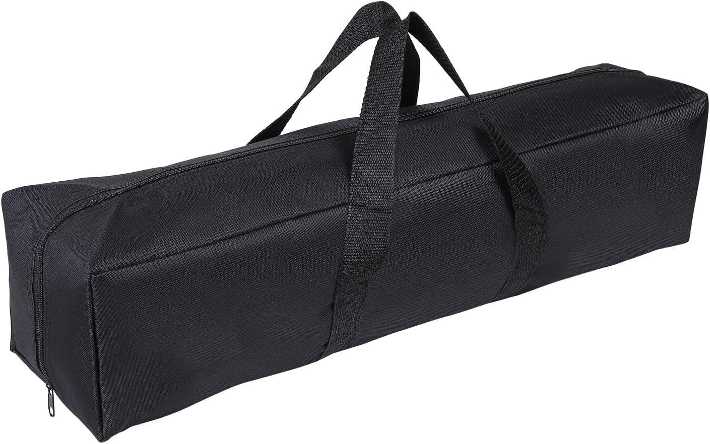 Storage Bag with Handle, Waterproof Oxford Duffle Bag with Zipper, 18 x 7 x 6 Inch Fit for Outdoor Travel Storage (Black)