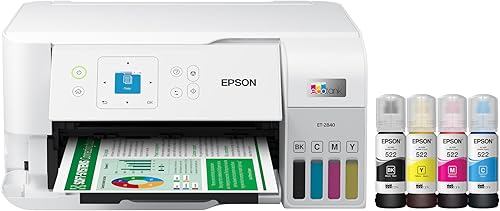 Epson EcoTank ET-2840 Impresora Supertank inalámbrica a color todo en uno sin cartuchos con escaneo y copia, la impresora rápida para el hogar disponible en Yaxa Peru