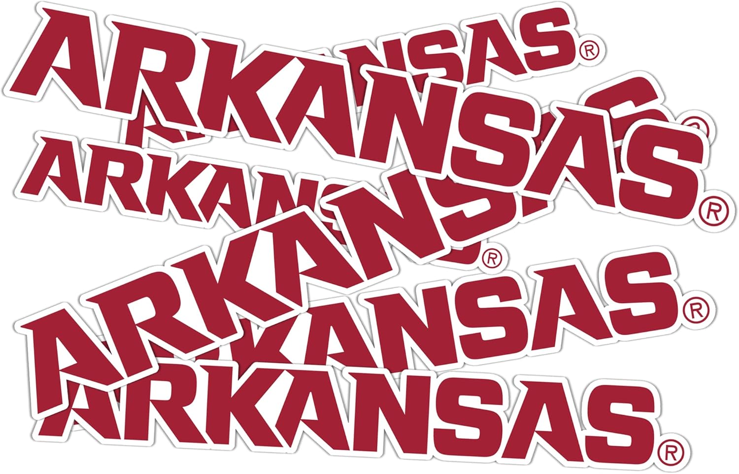 Desert Cactus University of Arkansas Sticker Razorbacks U of A Hogs Vinyl Decals Laptop Water Bottle Car Scrapbook T3 (Type 3-3)