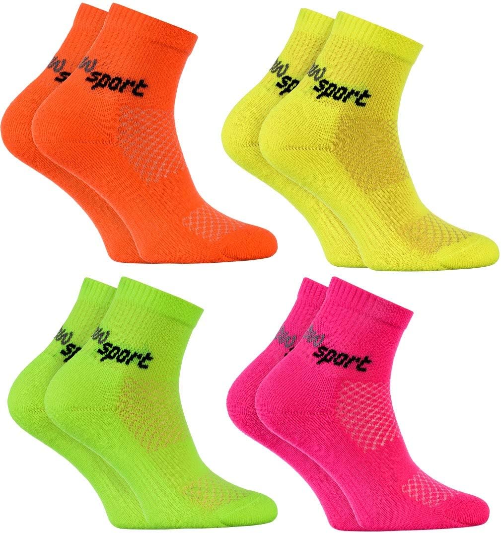 Calze Sportive Neon Bambina Broccato Antiscivolo - Per Yoga, Palestra, Danza - Foto 3