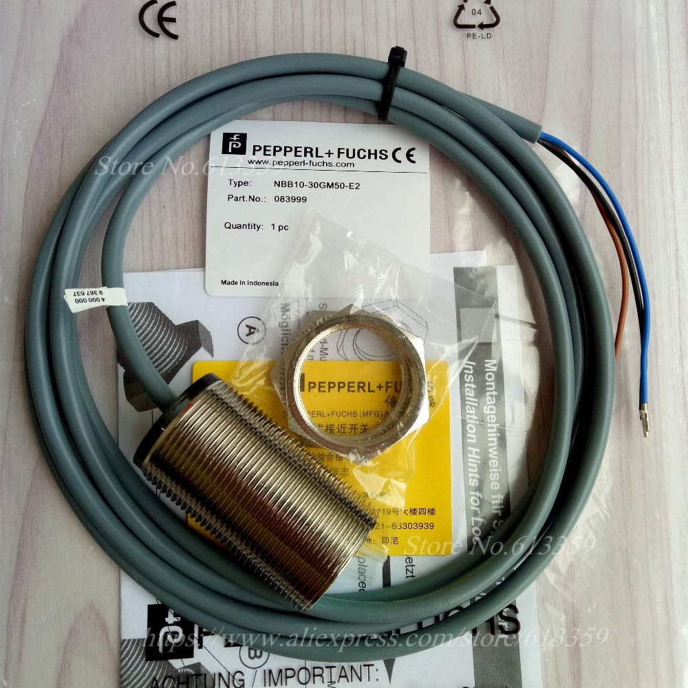 Fevas NBB10-30GM50-E2 NBB10-30GM50-E0 NBB10-30GM40-E2 NBB10-30GM40-E0 Proximity Switch Sensor P&F New - (Color: NBB10-30GM50-E2)