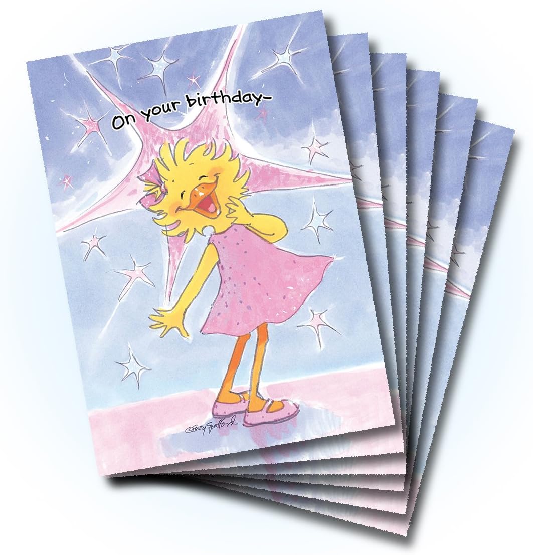 Suzy's Zoo Happy Birthday Card 6-Pack 10312