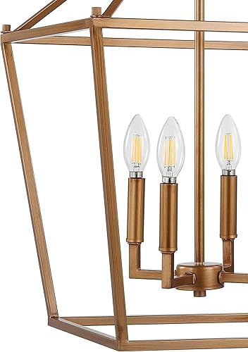 Miniatura 8 de JONATHAN Y JYL7437B - Lámpara de pagoda regulable y ajustable de metal LED, clásica, tradicional para comedor, sala de estar, cocina, 4 bombillas,