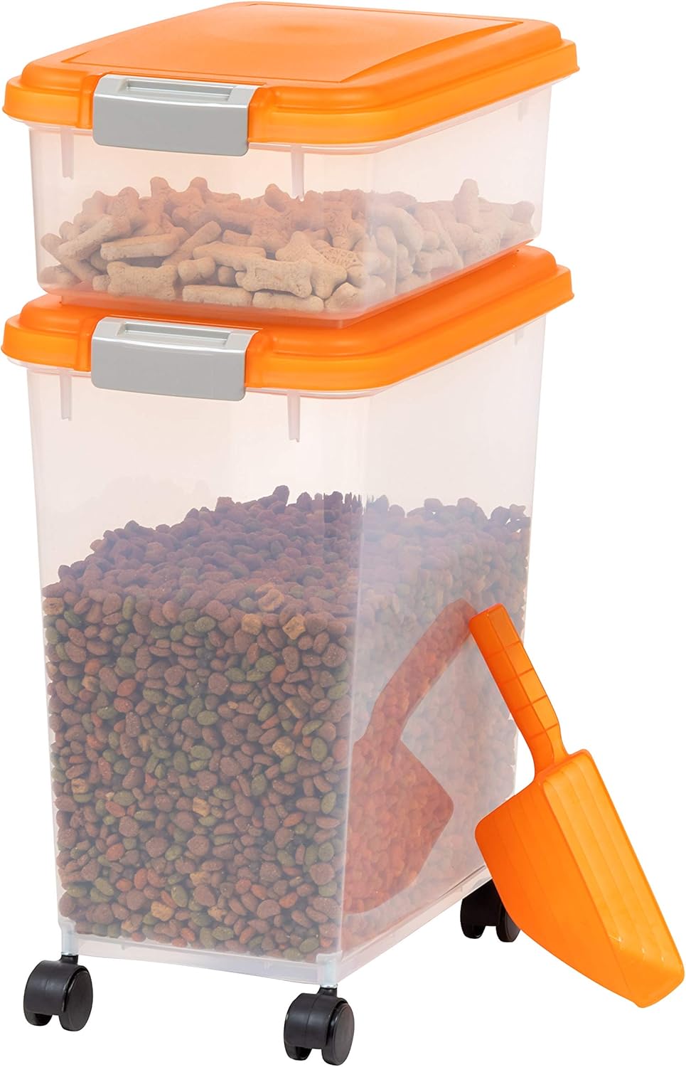 IRIS USA 3Piece Airtight Pet Food Storage Container Combo