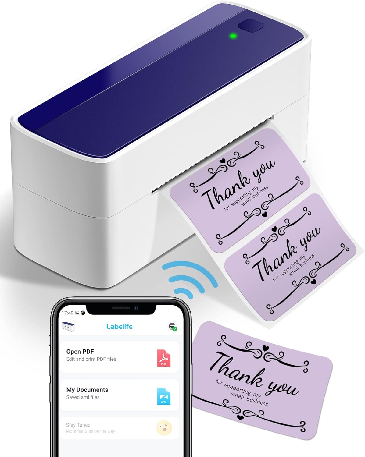 Itari Bluetooth Shipping Label Printer 4x6 Thermal Label