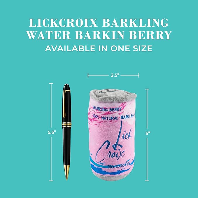 Haute Diggity Dog LickCroix Barkling Water Barkin Berry Juguete Perro miniatura 2