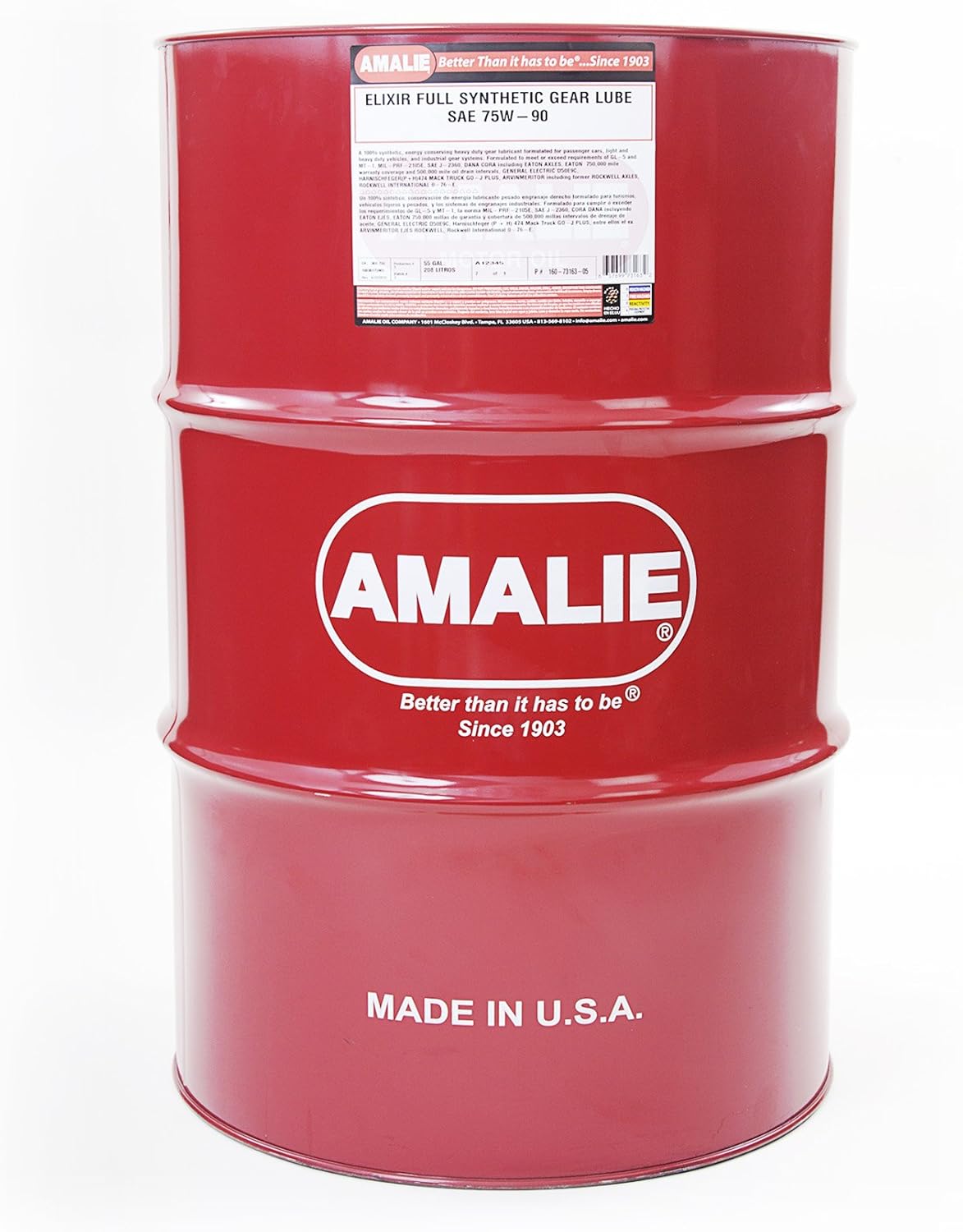 AMALIE HYP GEAR MP GL-5 85W140 (160-73154-25) 5 GALLON PAIL