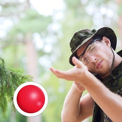 Miniatura 27 de Civaner 150 unidades de 68 bolas de pintura Cal bolas sólidas, 68 bolas rompedoras, bolas de nailon duro para práctica de entrenamiento de tiro