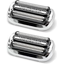 73S Series 7 Replacement Head for Braun Series 7 Shavers | 7020s/7071cc/7085cc for Series 7 models 7025s/7027cs/7075cc precision foil & cutter for close, 2-pack