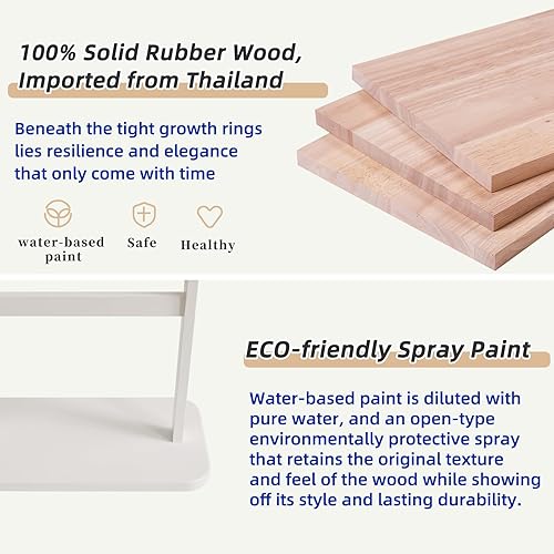 Miniatura 5 de Perchero para colgar ropa, perchero blanco independiente resistente, pequeño estante colgante de árbol de pasillo, perchero muy resistente, color