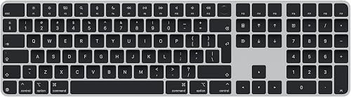 Apple Magic Keyboard with Touch ID and Numeric Keypad for Mac models with Apple silicon - International English - Black Keys 