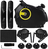 Vista 8 de Hausse Portable Leg Exerciser, Pedal Exerciser for Legs and Arms, Black Under Desk Mini Exercise Peddler Sitting for Seniors, Pedals Exerciser with