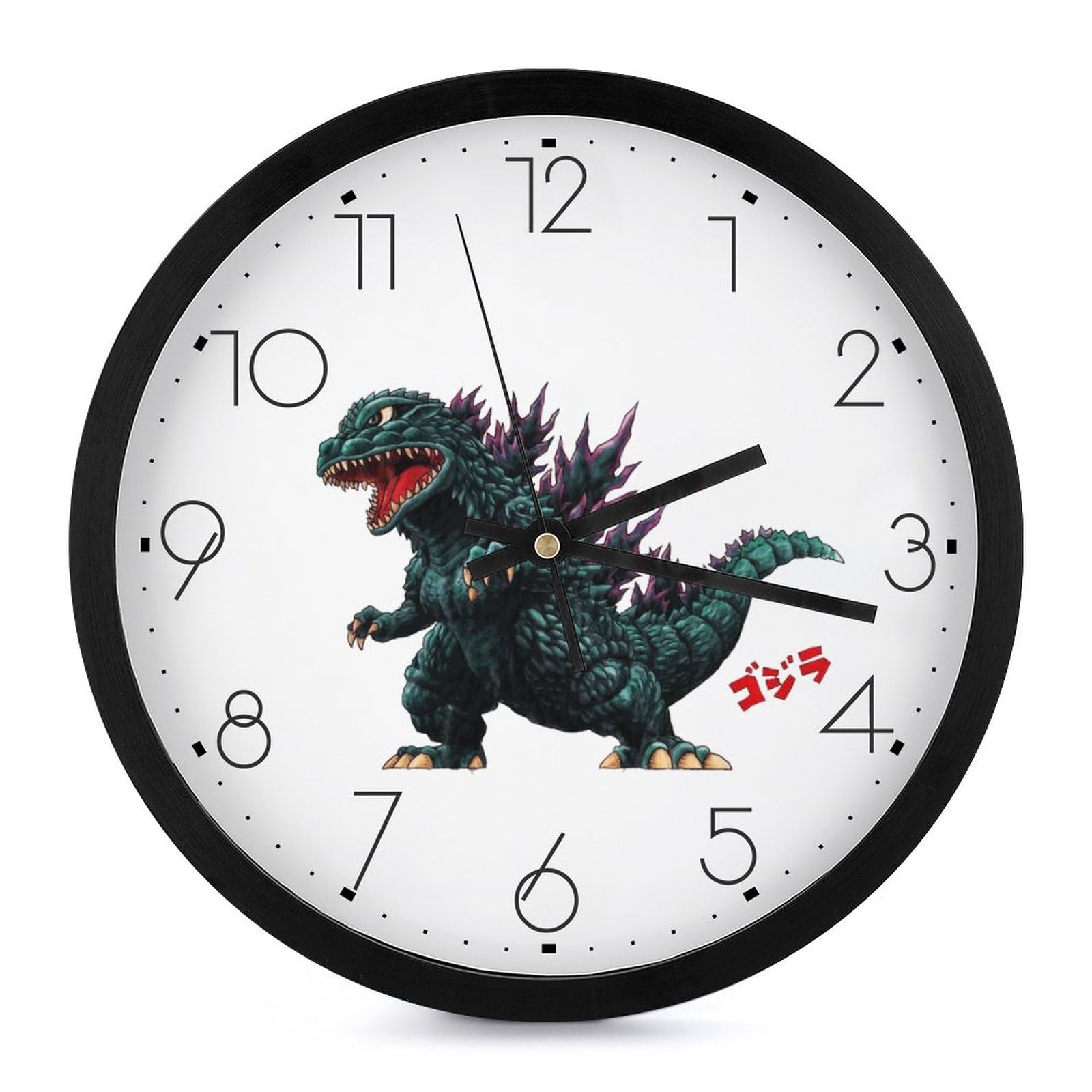 Amazon.co.jp: 壁時計 掛け時計 ゴジラ かけ時計 アナログ時計 連続