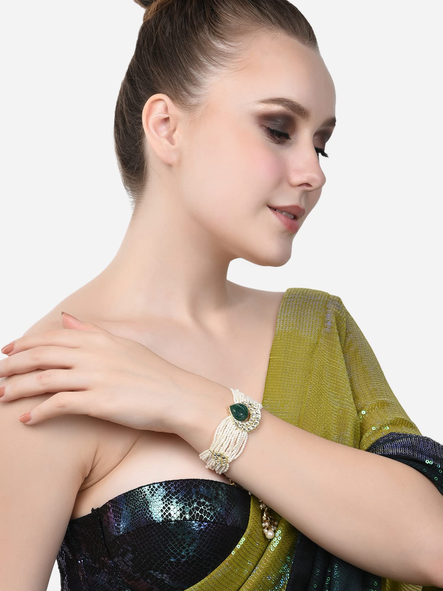 Ethnic Kundan Bracelet for Women