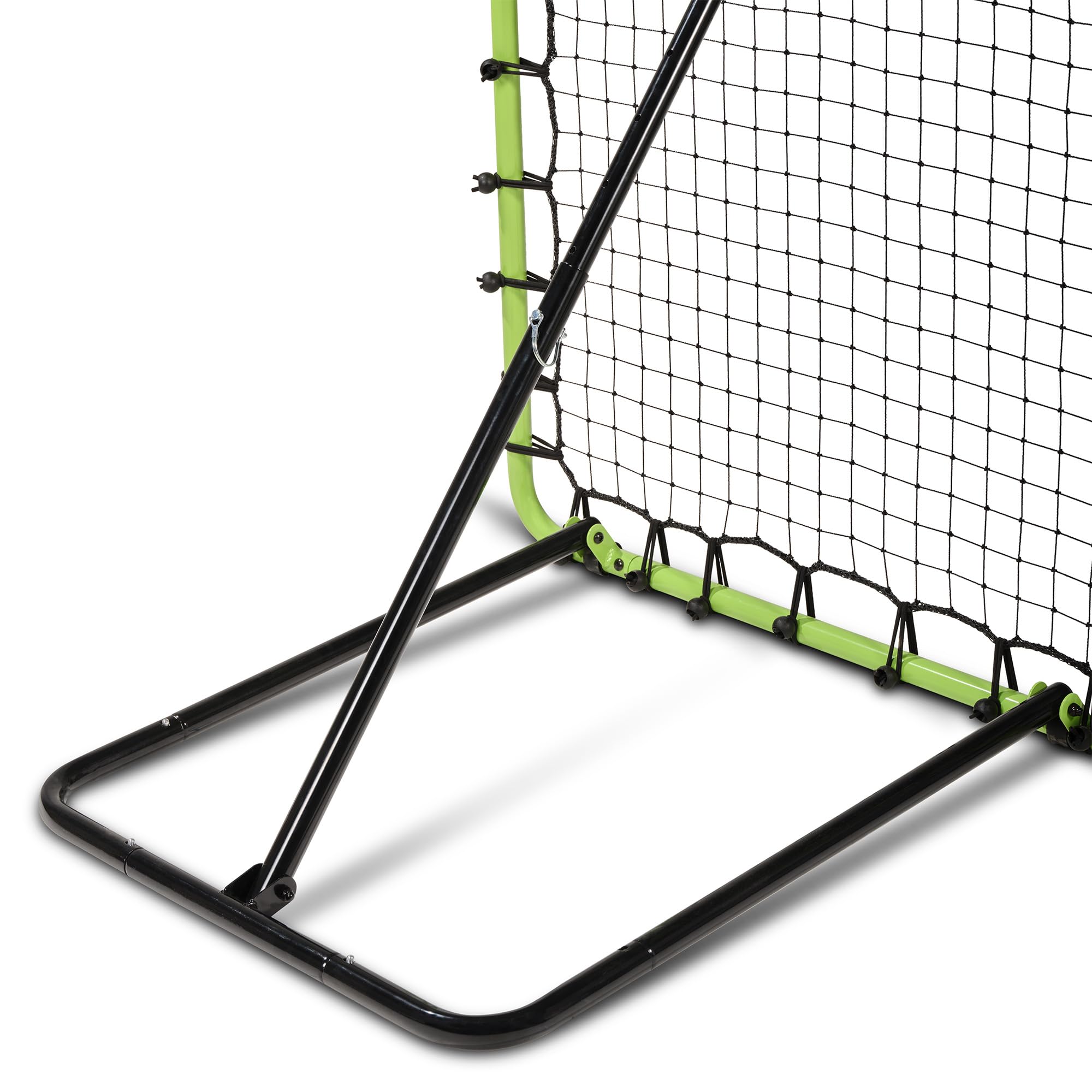 EXIT Toys Filet de Rebond 100 x 100 cm Réglable 7 Positions – Entraînement Football, Volleyball, Handball et Basketball – TÜV Testé – Tempo – Vert/Noir