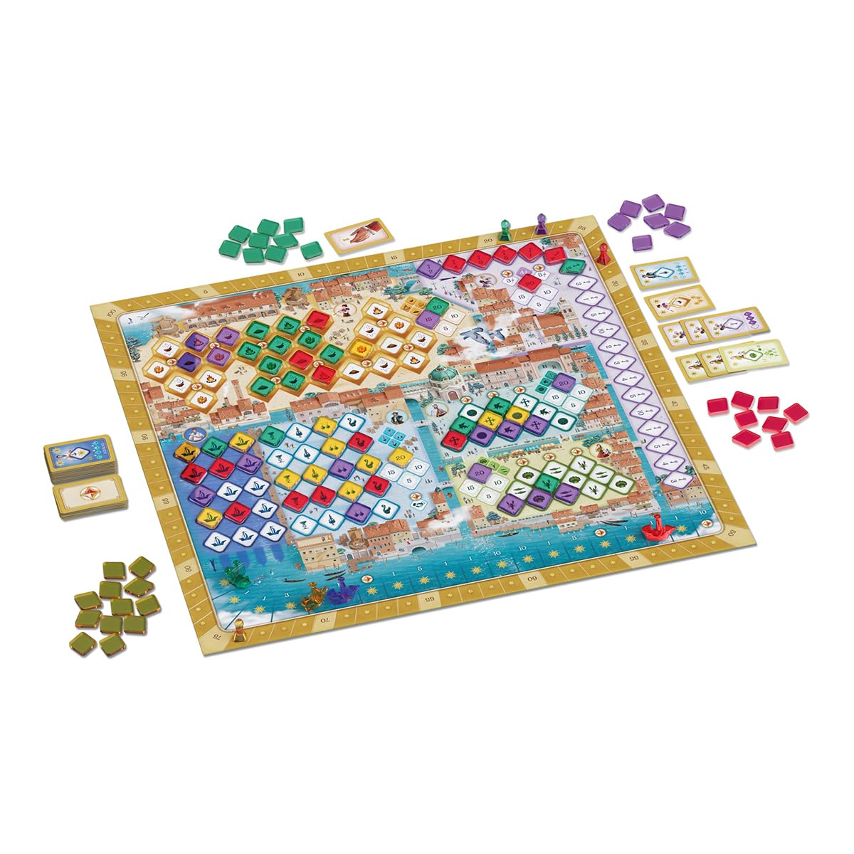 DEVIR - Mille Fiori, Jeu de Société Ingénieux Avec Amis et Famille, 10 Ans et Plus (BGMILLEEC)