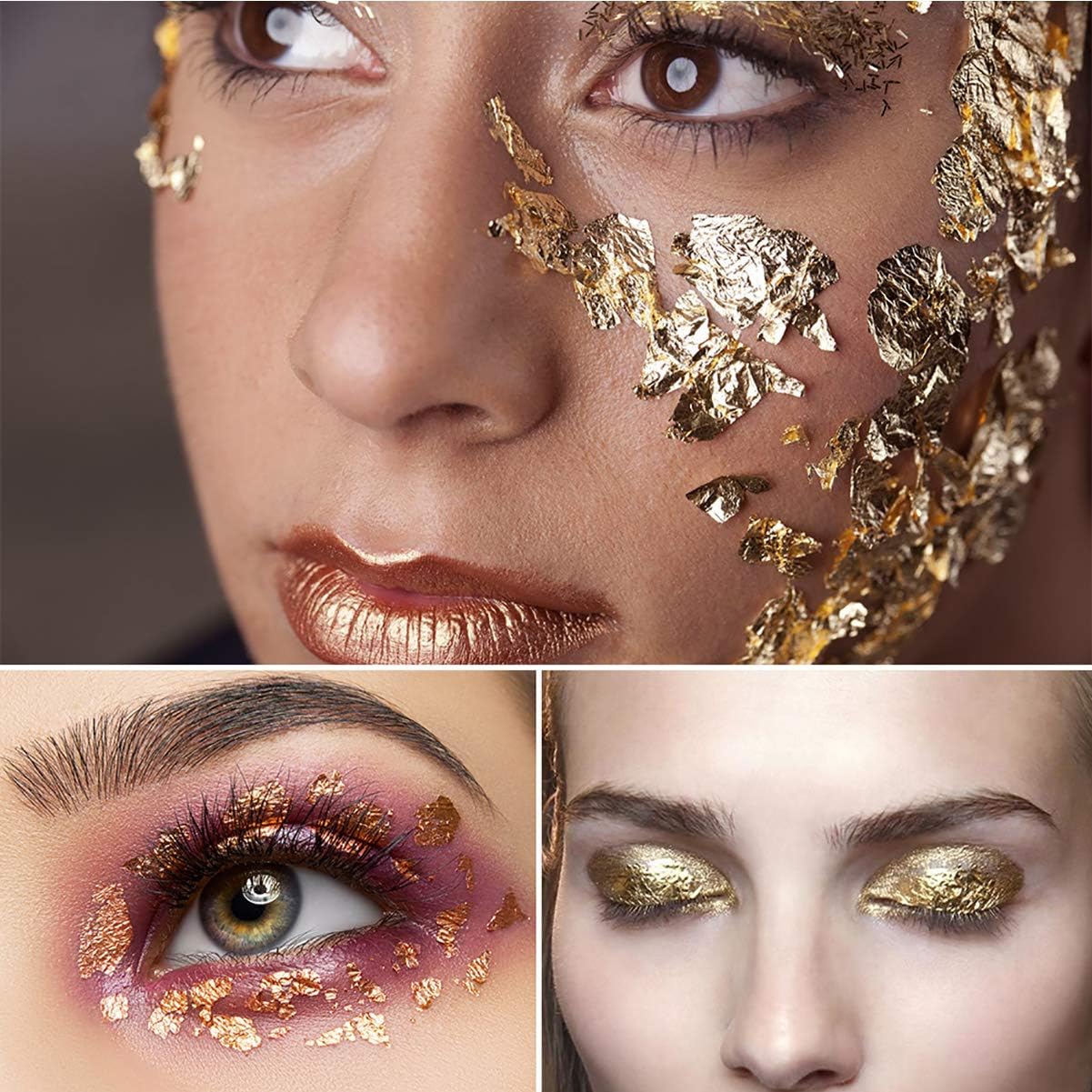 Gold Leaf Flakes, Metallic Foil Flakes for Resin