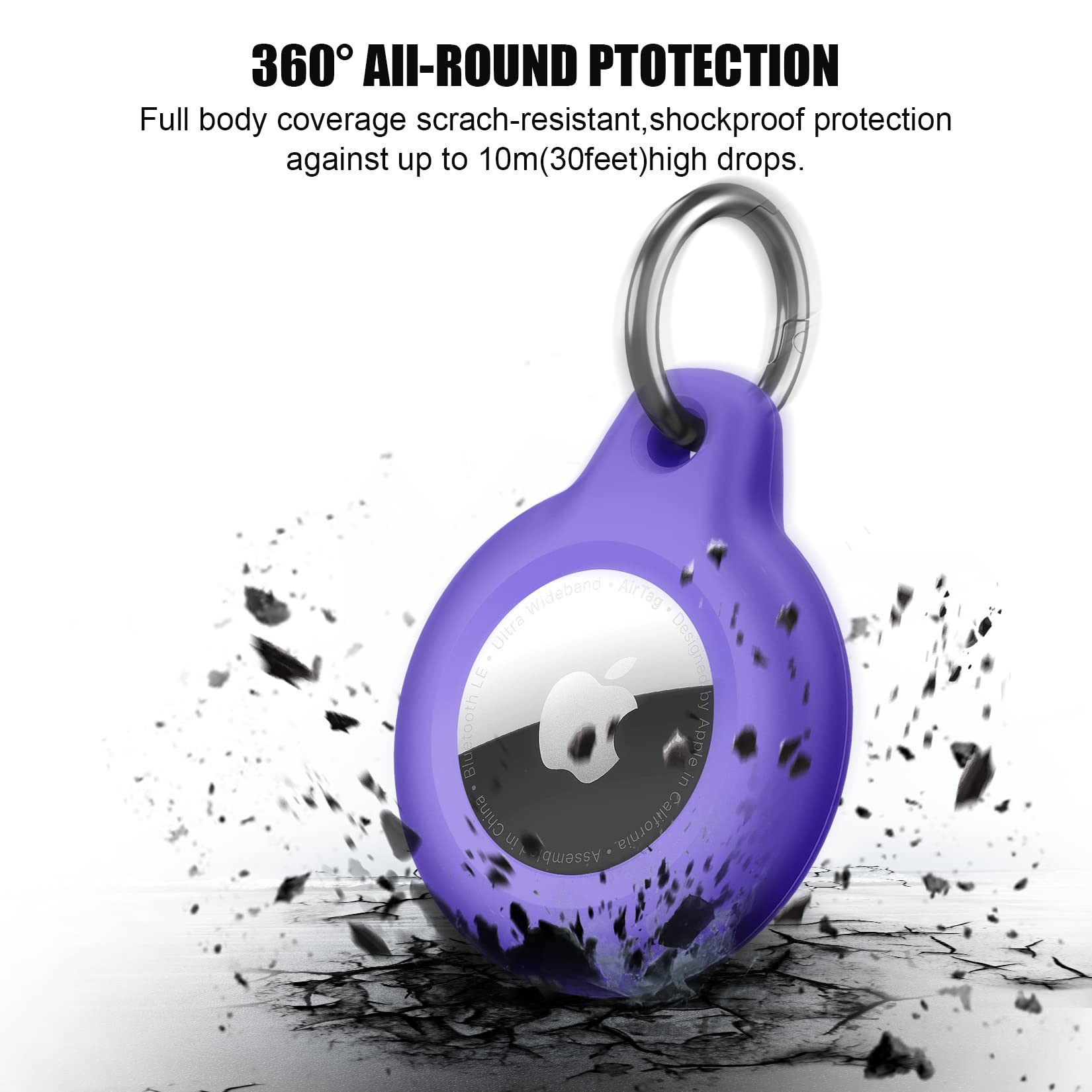 Amazon.com: Supfine Waterproof Airtag Holder,2 Pack Air Tag
