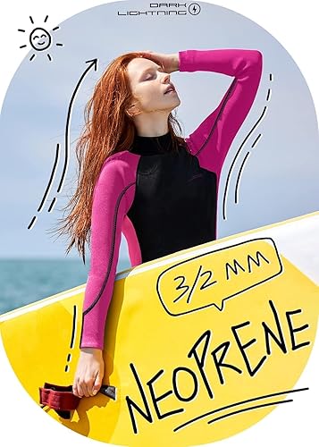 Miniatura 7 de Dark Lightning Trajes de neopreno para hombres y mujeres, traje húmedo para agua fría, 30.079 in para buceo, surf, esnórquel, kayak, deportes