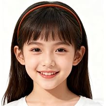 Dioche Matte Headband Women Pure Color Elegant Hairband Hair Accessory for Holiday Party Dating Plastic Headband 0.5cm