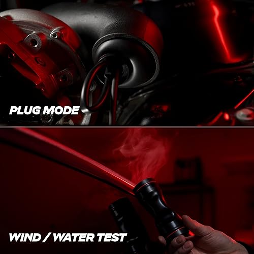 Miniatura 5 de AutoLine Pro Adaptador universal de cámara  para pruebas de humo automotriz  Modo de enchufe 3 en 1 y modo de fuga de vientoagua  CarbonNitrile