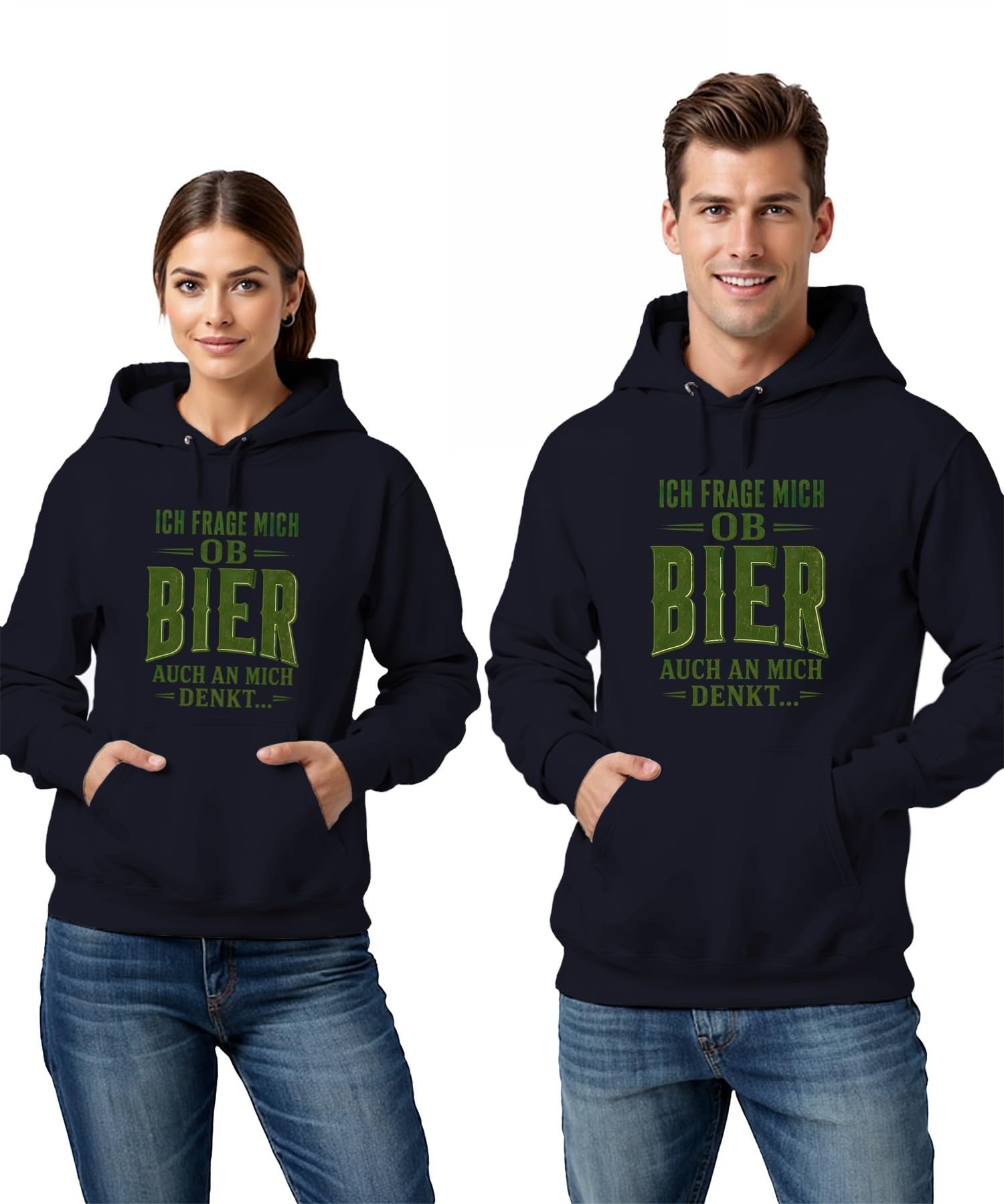 Ich Frage Mich ob Bier auch Statement Hoodie Hoodie Hoodie
