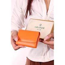 grande 841 Unisex hakiki deri kartl k akordiyon c zdan TURUNCU