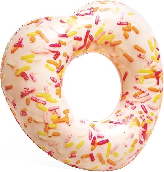 Intex 56253 Kalp Şekilli Donut Simit 104 cm, su sporları, plaj malzemesi, şişme ürün, yüzme aksesuarı, kamp, dalış, güvenlik