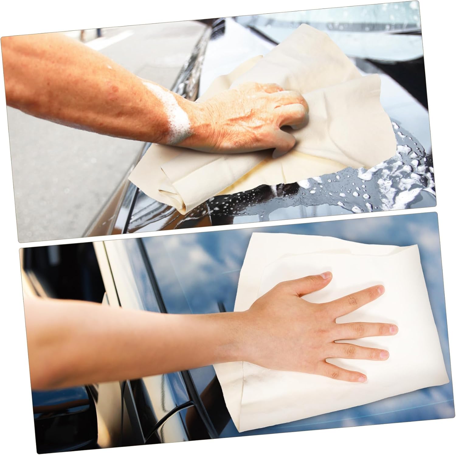 Holibanna Car Drying Towel Extra Cloth for Cars Highly Absorbent and Durable Versatile Cleaning for Home Kitchen and Auto Easy to Store and Carry