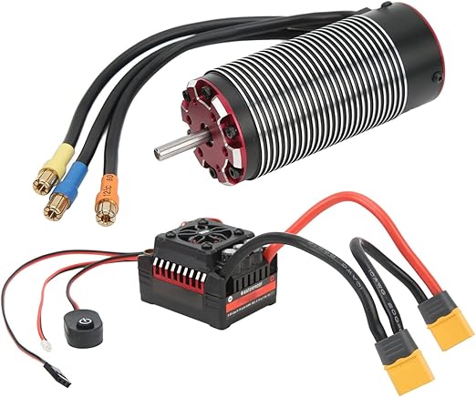 Amazon.com: 150A Waterproof ESC High RC Brushless Motor ESC Set for 1/8 ...