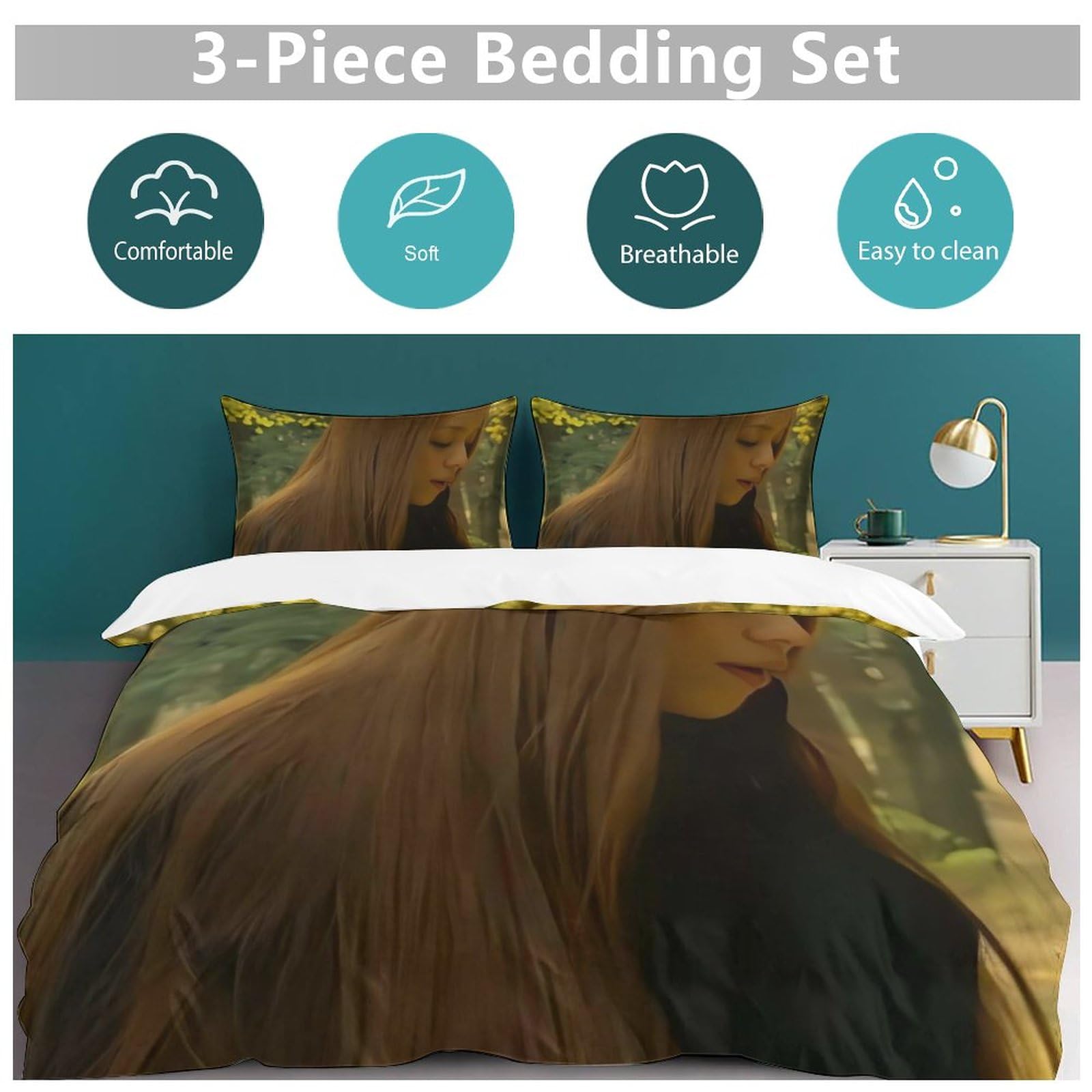 Amazon｜安室奈美恵 (3) 寝具 3ピース 枕カバー オールシーズンベッド