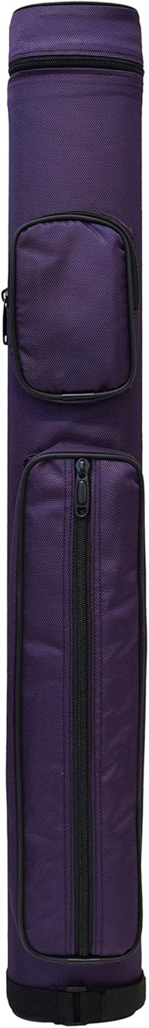 2x2 Hard Oval Pool Cue Billiard Stick Carrying Case (Several Colors Available)