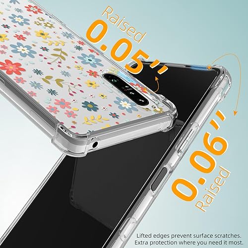 Miniatura 4 de DNTMZIN Funda para Samsung Galaxy S20 FE, funda transparente de TPU para mujer, funda de teléfono para mujer, diseño floral, suave y flexible, a