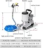Airless Paint Sprayer, 2.5L/Min High Efficiency, 3 Adjustable Speeds, 5m Hose, Portable for House Painting, Furniture, DIY (220V)
