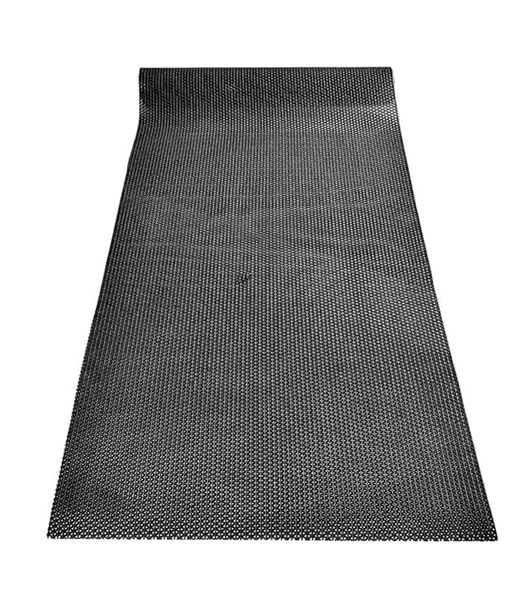 Anti Skid Mud Dirt Trapper Waterproof PVC Rubber Bath Mat, Black