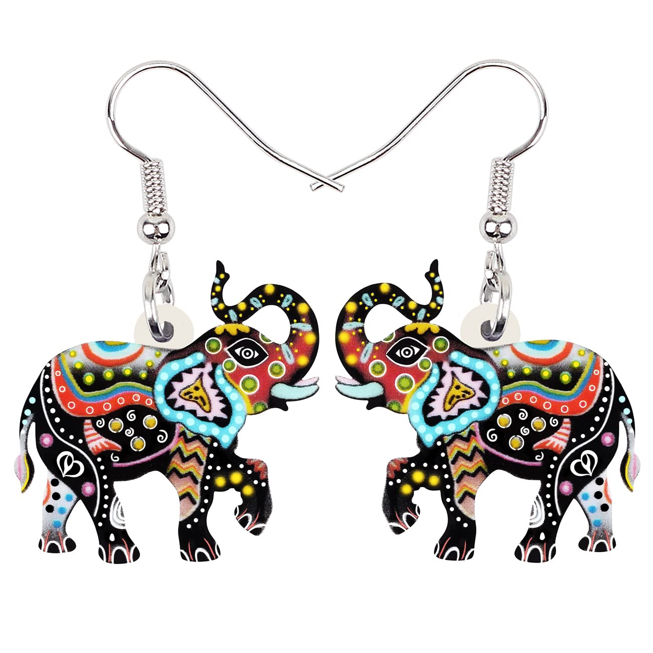 Orecchini A Forma Di Drago In Acrilico NEWEI - Gioielli Originali Per Donne E Ragazze, Leggeri E Colorati - 3