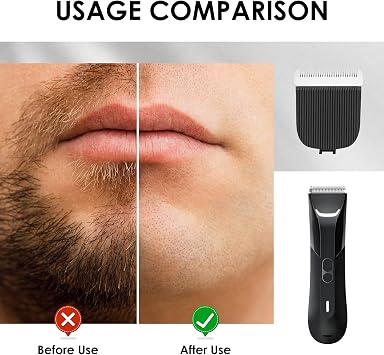 Replacement Blade for Manscaped Shaver 2Pcs Hair Trimmer Blade Head | Electric Blade for Manscaped Lawn Mower, Replacement Groin Head Clipper Blade Compatible with One Blade Manscaped 2.0 3.0 4.0
