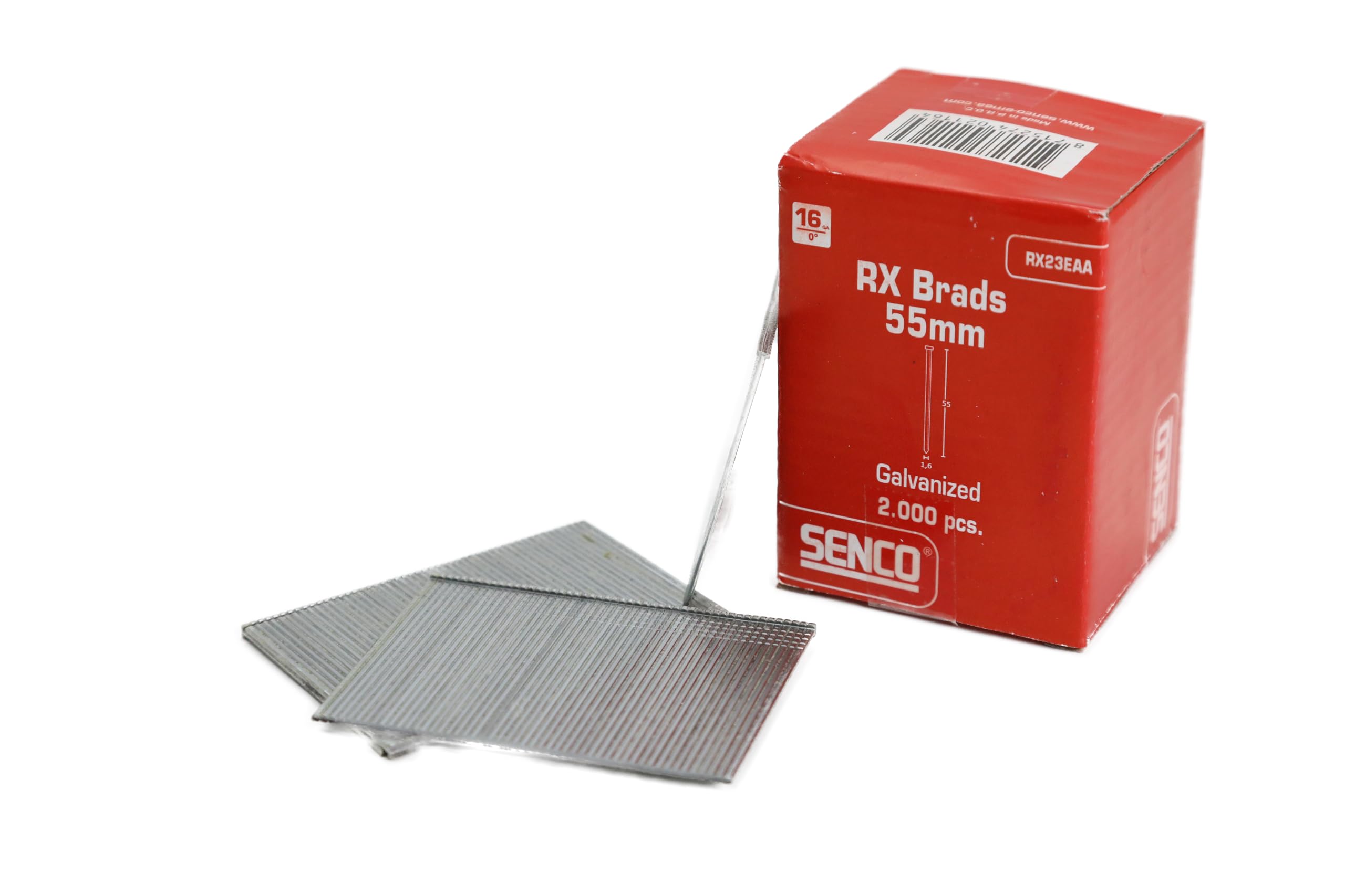 SENCO RX 16-gauge Finish Nails Galvanised 2,000 - 55mm