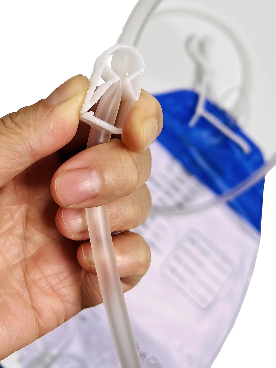 Urine Bags Drain Bag Anti-Reflux Urine Collection Bag Catheter Incontinence aids 1500ml (Pack of 4)
