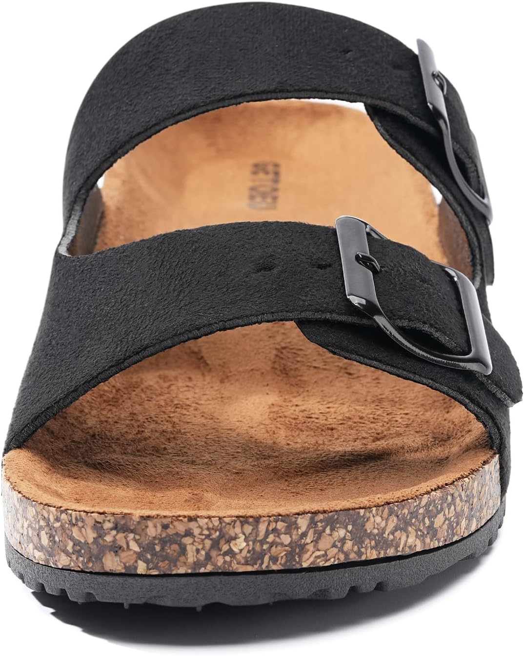 Women Cork Sandals Adjustable Buckle Strap Cork Footbed Sandal Arch Support Casual Slip‑On Outdoor Slide Sandals - Image 4