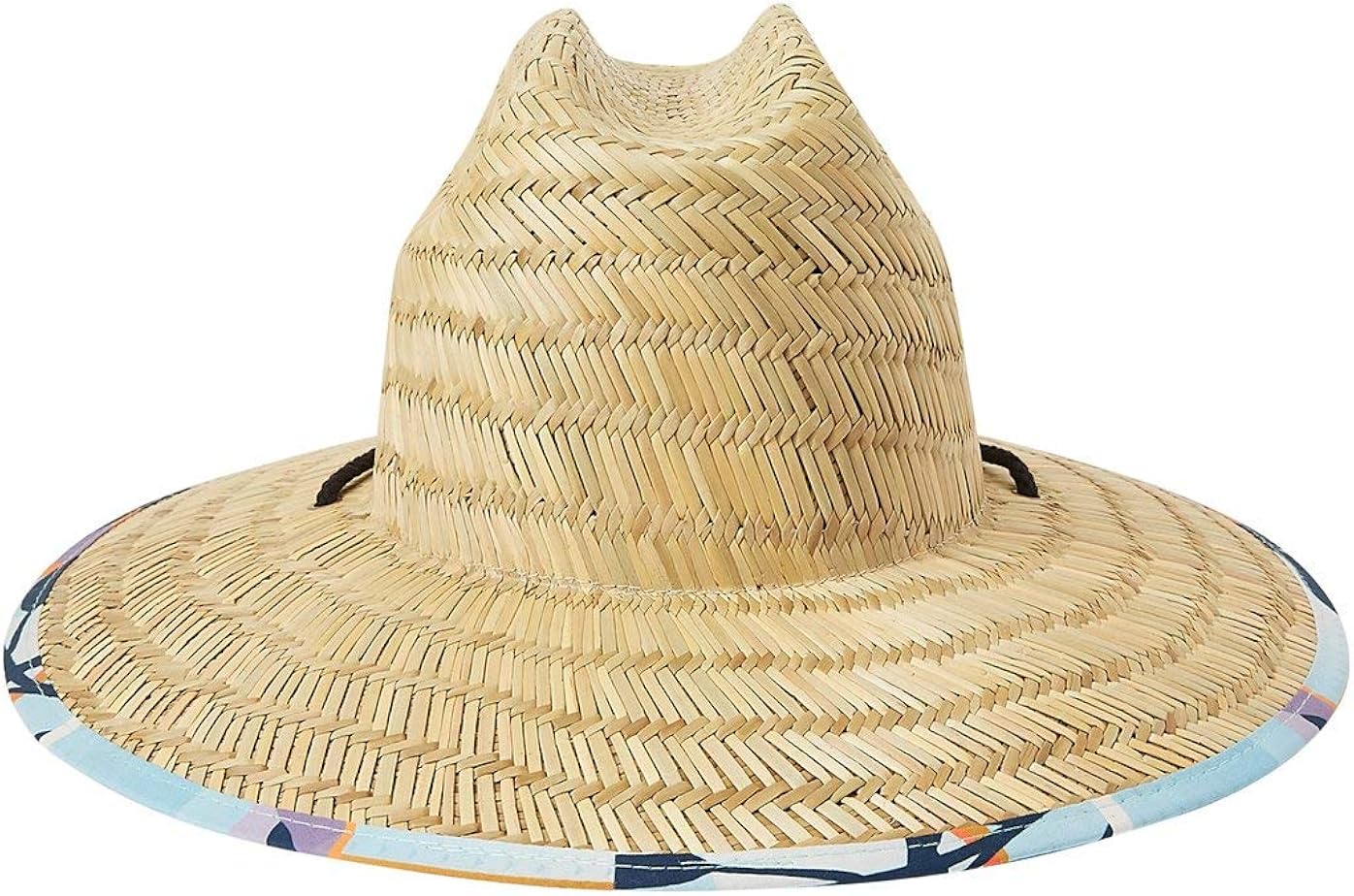 Billabong Men's Tides Print Straw Lifeguard Hat Blue One Size Size: Clothing