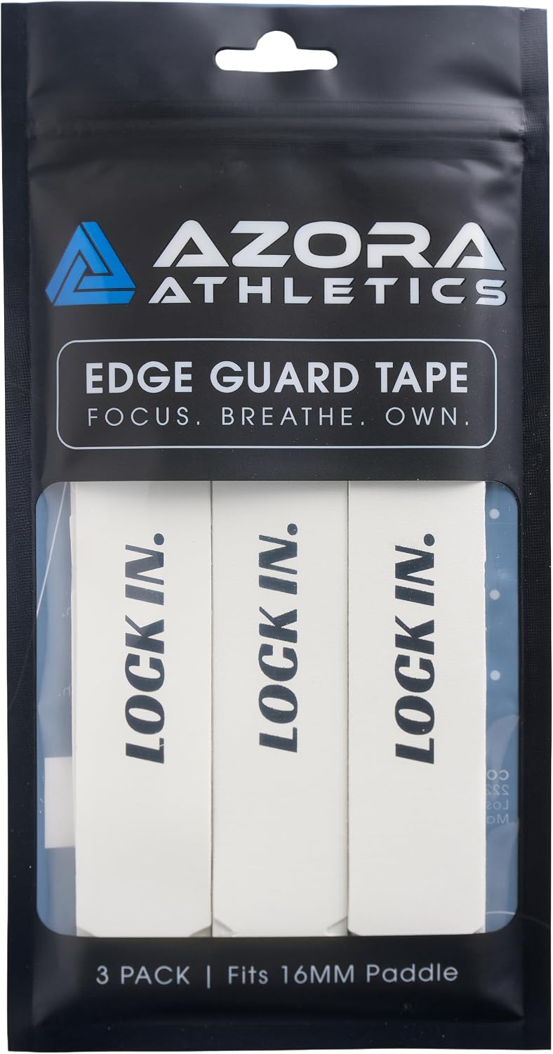 Pickleball Edge Guard Tape | Lock in. Collection | Fits 14mm & 16mm Paddles | No Wrinkles | No Residue | Full Protection