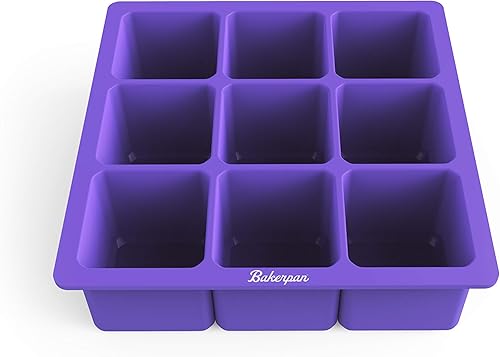 Miniatura 6 de Bakerpan Bandeja de silicona para cubitos de hielo, molde para whisky, estilo antiguo, bourbon, cócteles, moldes para cubitos de hielo, bandeja de