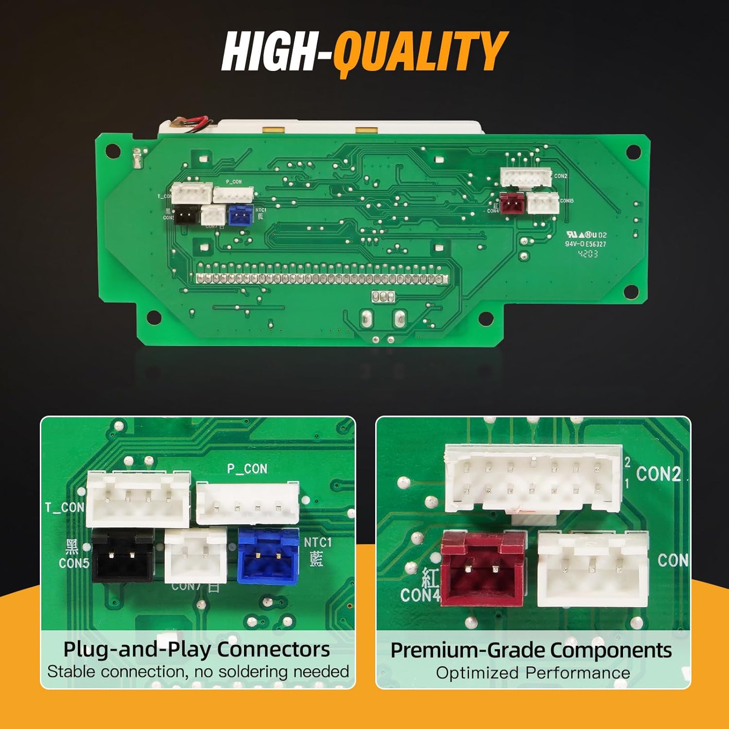 Display PCB Board Compatible with Breville BES878 Barista Pro Espresso Coffee Machine Replacement Parts, LED Screen Controller Panel, Repair Kit Accessories