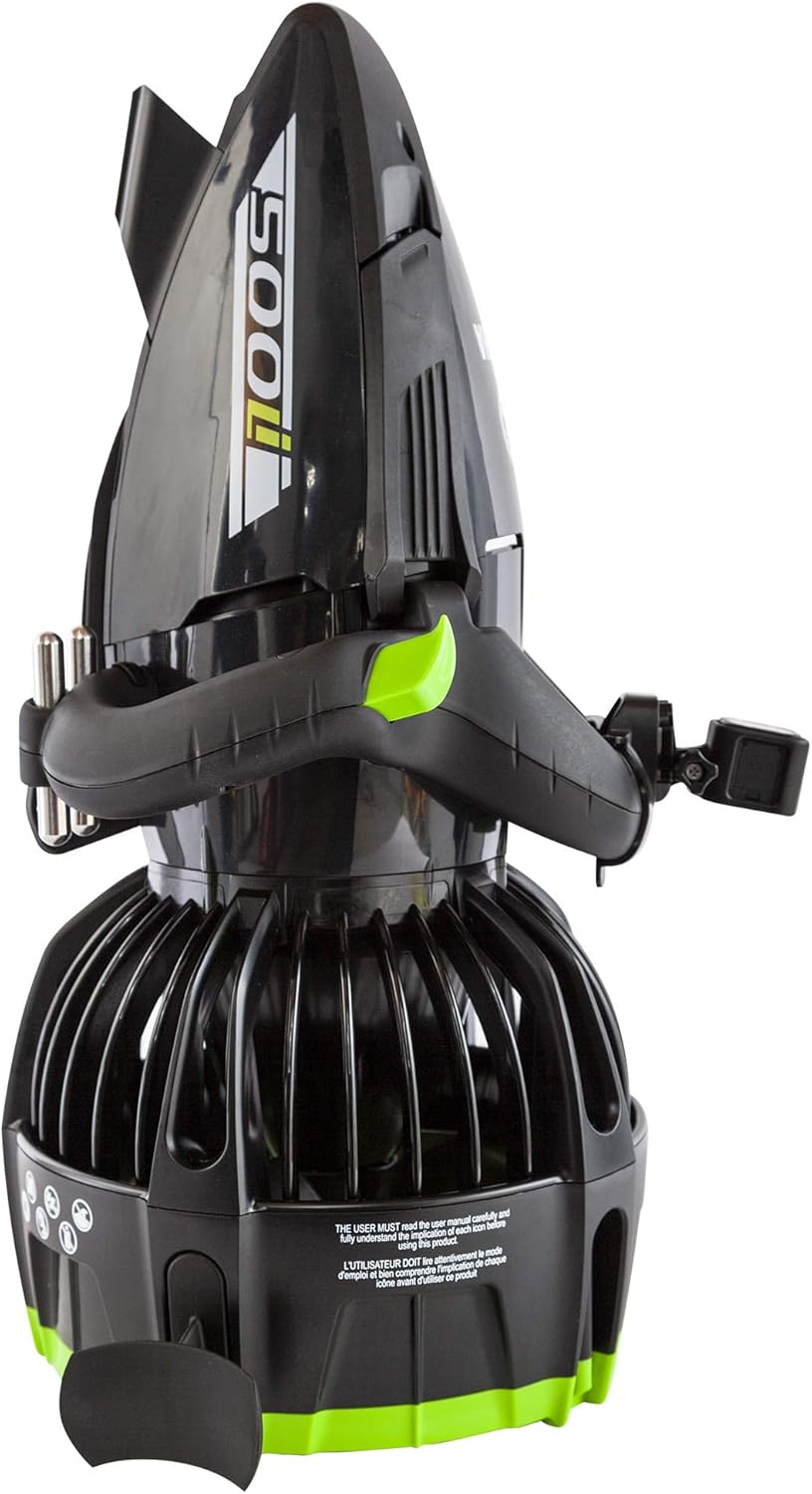 Yamaha YME22500 Professional and Recreational Dive 500Li Underwater Seascooter Diving Equipment, Black with Lime Green Accents : Sports & Outdoors